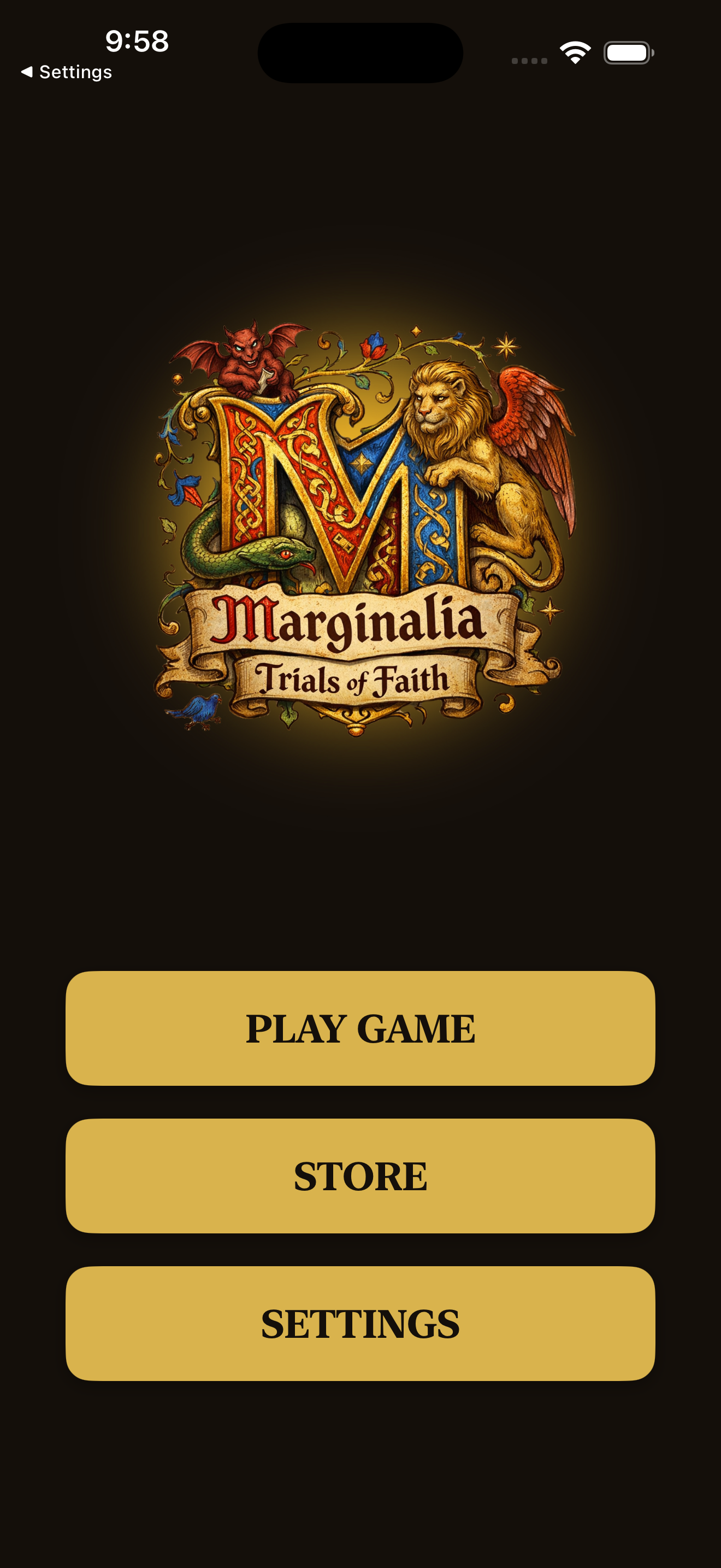 Marginalia creature transformation scene